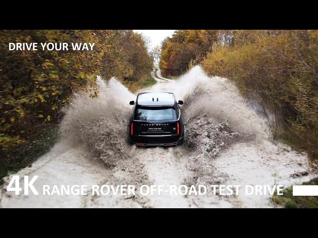 NEW RANGE ROVER OFF ROAD TEST DRIVE // MUD, SAND, WATER // 3.0 DIESEL AND PHEV VEHICLES