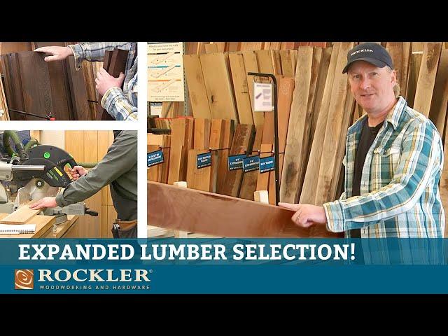 Shopping for Hardwood Lumber at Rockler - Store Tour