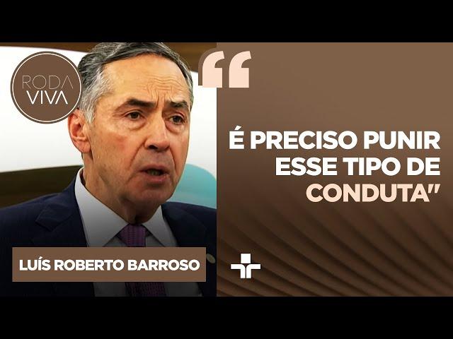 Ataques ao STF: ministro Barroso defende Alexandre de Moraes