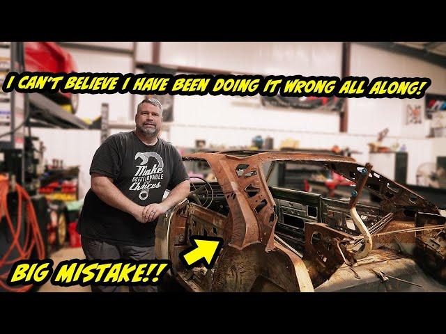 My Huge Rust Repair Mistake! Doing It Right Is Way Easier. Plymouth Sport Satellite Restoration PT 5