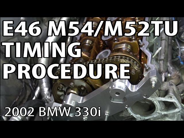 BMW E46 Install Timing Components & Reset Timing DIY #m54rebuild 8