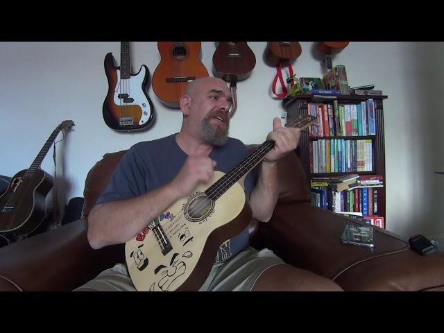 Drops Of Jupiter Cover On Baritone Ukulele