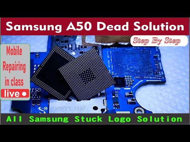 #samsung A50 stuck on logo solution #Advance mobile repairing course #Jeet institute