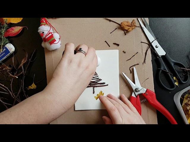 How to Make Handmade Christmas Cards Using Natural Materials (The Royal Parks)