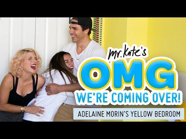 Adelaine Morin's Hello Yellow Bedroom Makeover | OMG We're Coming Over | Mr. Kate