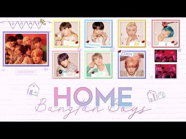 BTS (방탄소년단) - 'HOME' Lyrics [Color Coded Han_Rom_Eng] | minamochi