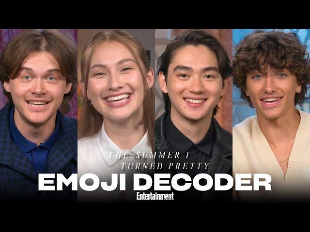 'The Summer I Turned Pretty' Cast Guess Shows Using Only Emojis | Emoji Decoder