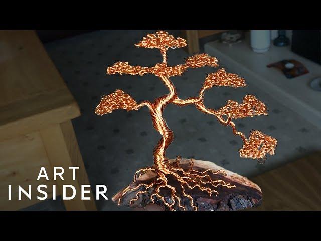 Making Bonsai By Bending Metal Wire | Master Craft