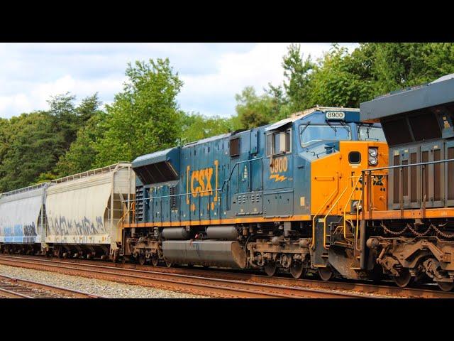 AWESOME HORNSHOW From CSX X422 with Tier 4 CSX ACe 8900!