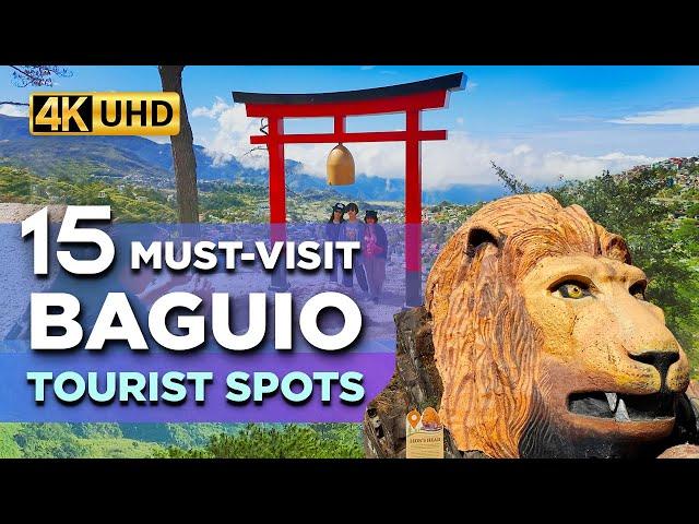 TOP 15 Must-Visit Tourist Spots in BAGUIO Philippines! UPDATED 【4K】