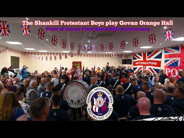 Shankill Protestant Boys (SPB) play Govan Orange Hall