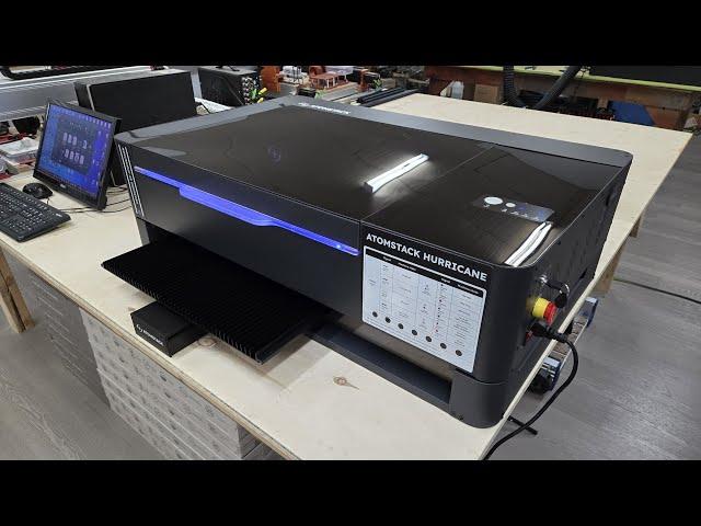 Atomstack Hurricane 55W CO2 Laser Engraver Review