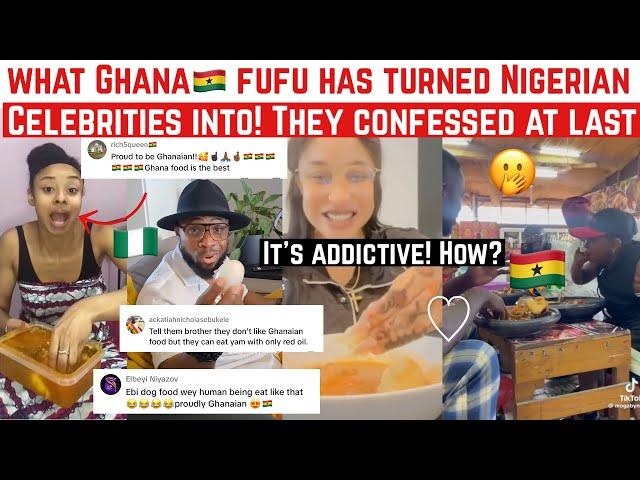 GHANA FUFU IS TRENDING| SEE WHAT GHANA FUFU HAS TURNED NIGERIAN CELEBRITIES INTO! UNBELIEVABLE