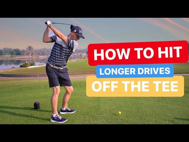 HOW TO HIT LONGER DRIVES OFF THE TEE GOLF LESSON