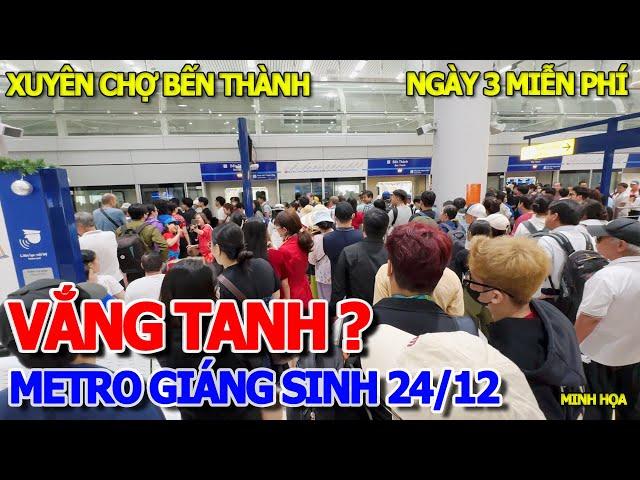 ĐI XUYÊN CHỢ BẾN THÀNH & CẢNH TƯỢNG HẾT HỒN NGÀY#3 MIỄN PHÍ METRO SỐ 1 & GA THẢO ĐIỀN MASTERI QUẬN 2