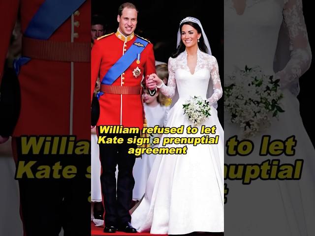 William refused to let Kate sign a prenuptial agreement #william #kate #capcutforus #capcut #royal