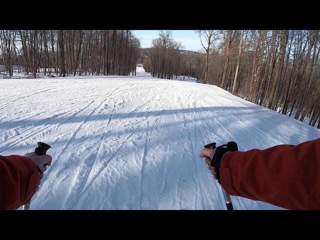 Granite Peak WI, Santa lift top to bottom via Whitetail