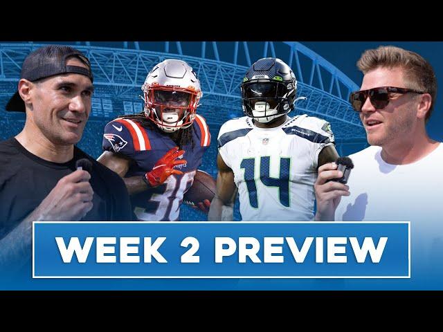 Can The Seahawks Defense Stop Patriots' RB Rhamondre Stevenson? Ft Laviska Shenault | Week 2 Preview