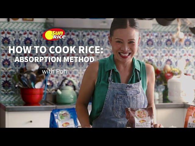 How To Cook Rice | Absorption Method