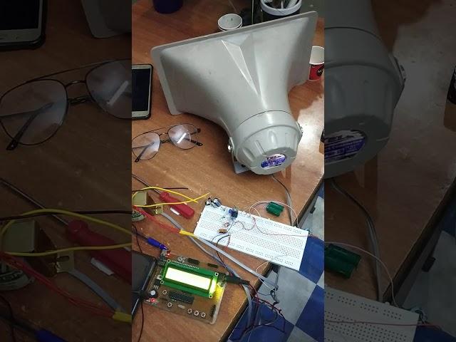 Electronic Gong Bell generated by microcontroller and amplified using single mosfet