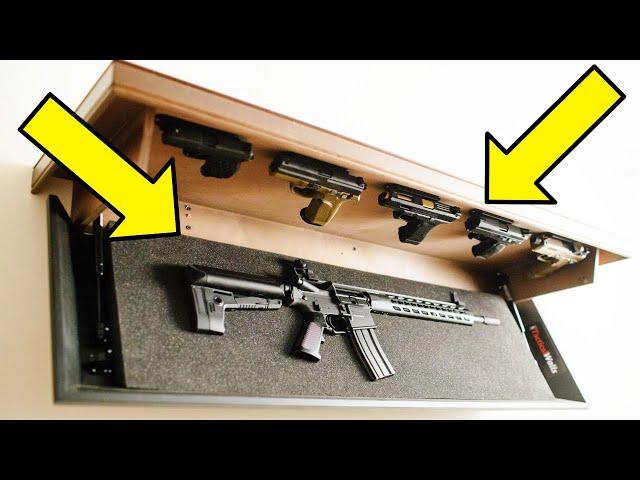 10 Secret Hidden Gun Storage Ideas 2023 [ MUST SEE to BELIEVE ]