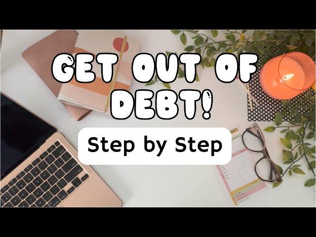 How To Pay Off Debt | Step by Step | New Savings Challenges | Freebie Printables | Cash Envelopes