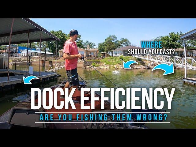 How to EFFICIENTLY fish DOCKS – Are you fishing them WRONG? 