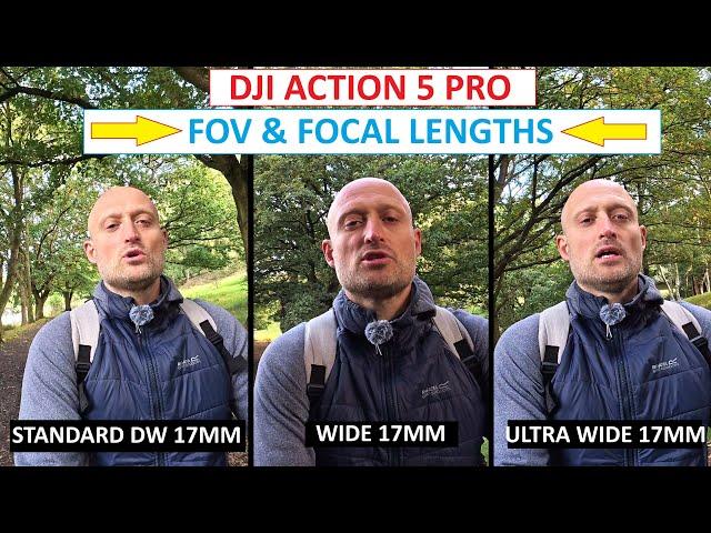 DJI OSMO ACTION 5 PRO - FIELD OF VIEW & FOCAL LENGTHS TUTORIAL