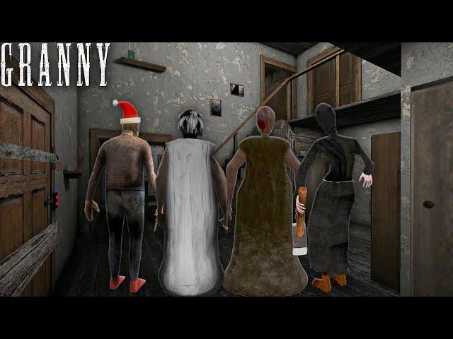 Playing as Granny Remake, Slendrina, Evilnun & Grandpa in Granny game | granny wala game definition