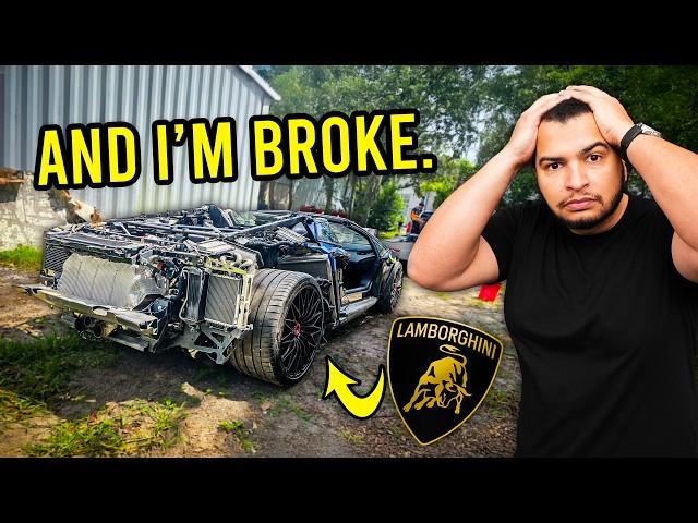 The Ugly Truth About Rebuilding My Abandoned Lamborghini Aventador (NOT CHEAP)