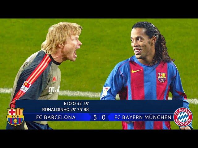 Oliver Kahn will never forget this humiliating performance by Ronaldinho