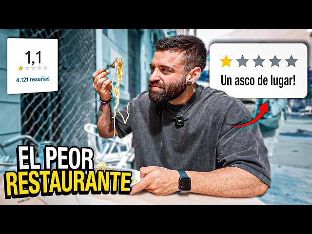 I'M BEING SCAMMED AT THE WORST RATED RESTAURANT IN SPAIN... *IT'S A TOURIST TRAP*