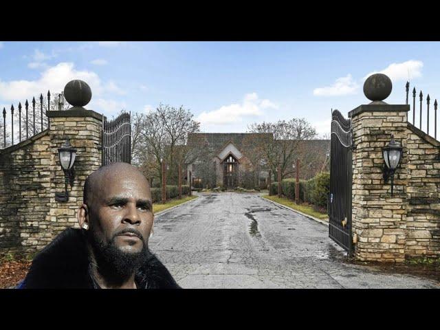 R Kelly's Secret 3.5m Abandoned Mansion- Hidden Rooms Upstairs Where He Housed Victims-Very Dark!