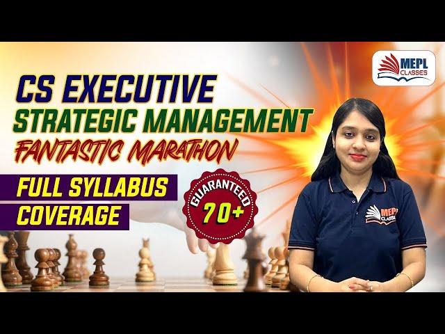 CS Executive SM Marathon - Most Effective Marathon | MEPL- Divya Agarwal