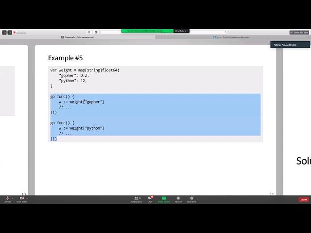 [ Golang Poland #2 ] - Tomasz Grodzki - Thread safety with package sync