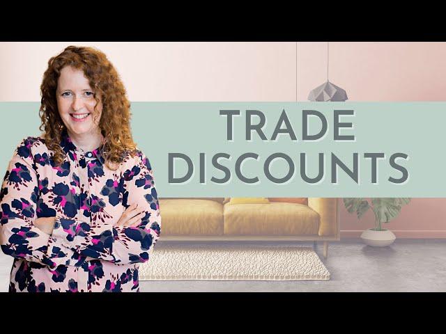 Trade Discounts - Interior Design Business