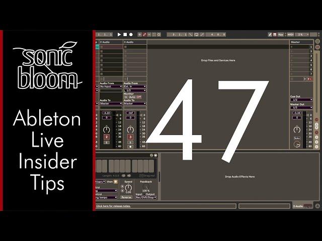 Ableton Live Insider Tips: Easy Looper FX Overdubs