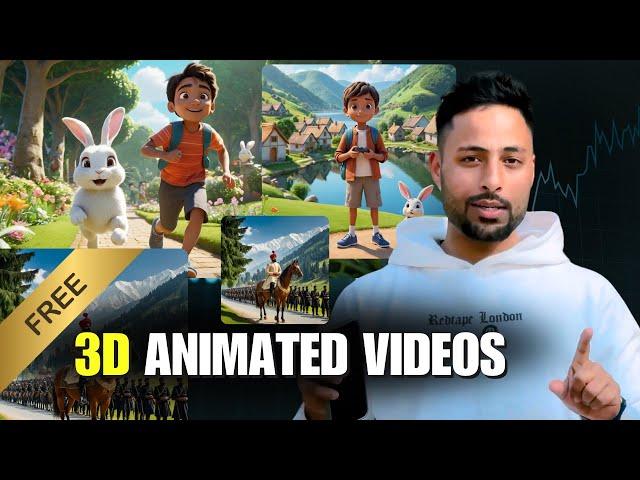 How To Make AI 3D Animated Videos for FREE | NO CREDITS