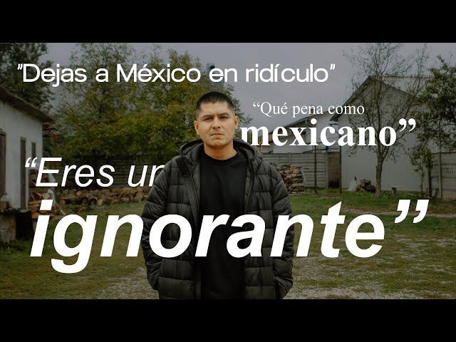 “ERES UNA VERGÜENZA PARA MÉXICO”