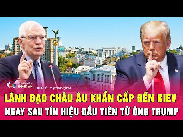 Lãnh đạo châu Âu khẩn cấp đến Kiev ngay sau tín hiệu đầu tiên từ ông Trump