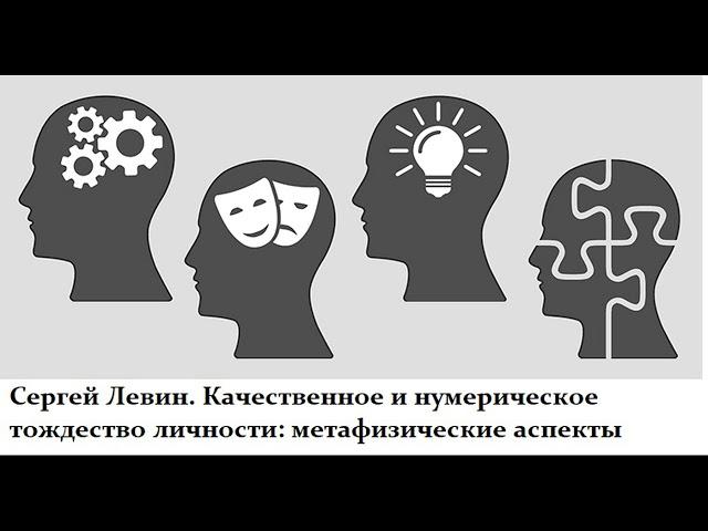 Сергей Левин. Качественное и нумерическое тождество личности. Метафизические аспекты