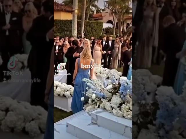 Barron Trump and Melania Trump at Tiffany and Michael's Wedding ‍️️