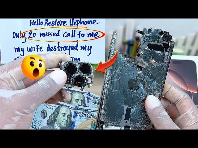  My Wife Destroyed My iPhone !  Restore iPhone 12 Pro Max For Sad Husband !