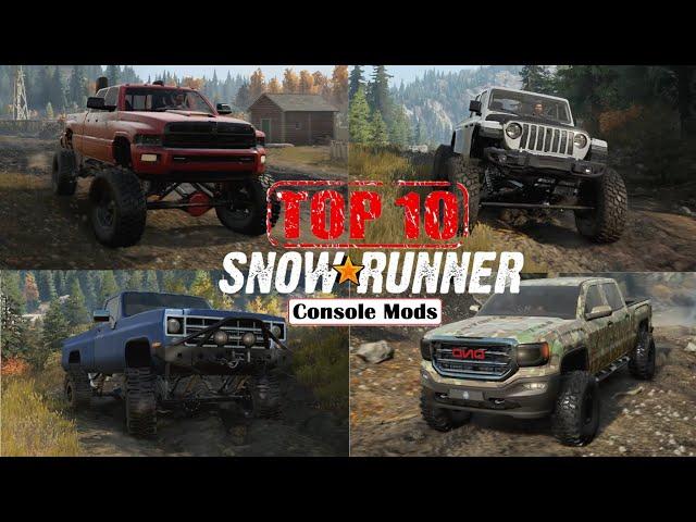 TOP 10 SnowRunner Console Mods | Most Popular Today