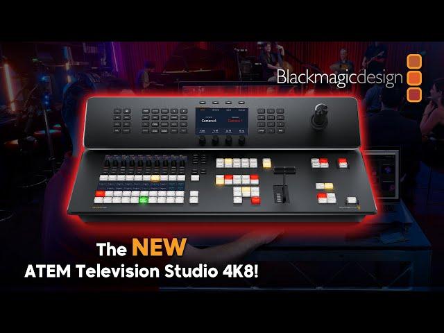 NEW from Blackmagic Design: The ATEM Television Studio 4K8!