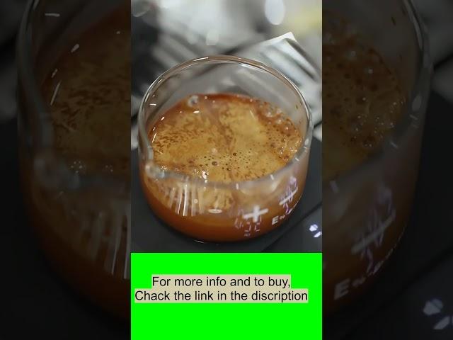 MUVNA Espresso Coffee Measuring Cups | Clear Glass 100ml with Scale