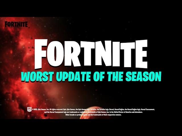 This Fortnite Update just ruined Season 4..