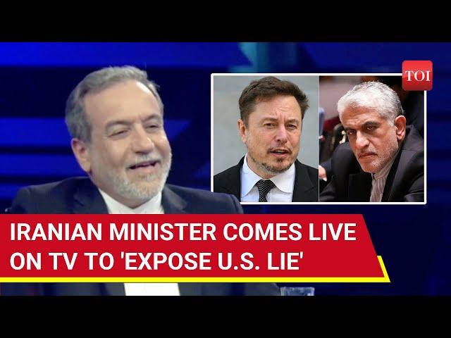 Iranian Minister Rips Musk Meeting 'Lie' On LIVE TV; Khamenei Aide Laughs At U.S. Claims