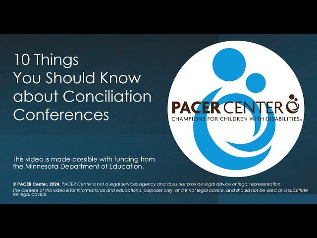 10 things you should know about conciliation conferences