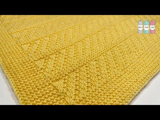 How to Knit the "Hannah" Baby Blanket